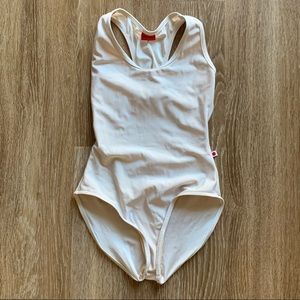 ivory/white Yumiko leotard